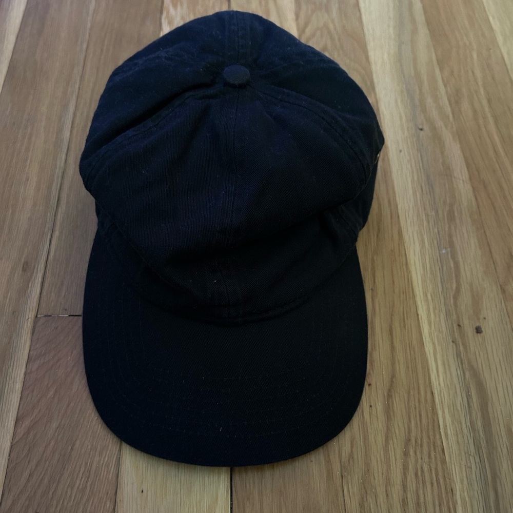 Used Pacific Headwear Black hat with tightening strap style 350C